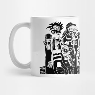 The Club of Monster Illustration Mug